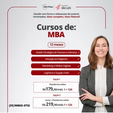 Mba E Pós-graduação 100% Online Ead