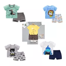  Conjuntos De Short Y Remera De Niño 