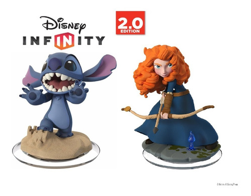 Disney Infinity 2.0 Stitch E Merida ( Valente ) 2 Discos 