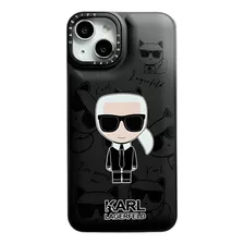 Funda Case Karl Lagerfeld Estilo Casetify Para iPhone 