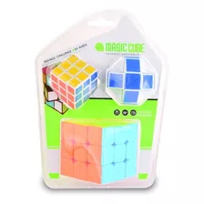 Cubos Magicos 3 X 3 Rubik Pack 2 St