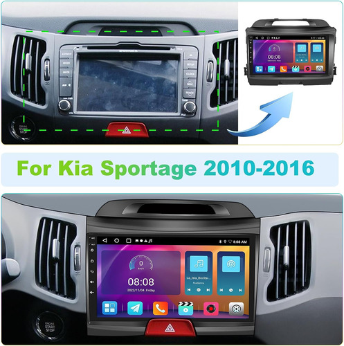 Radio Estreo De Coche Para Kia Sportage 2010-2016 Android 1 Foto 2