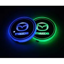 2 Portavasos Con Luces Led Para Automóvil, Mazda 