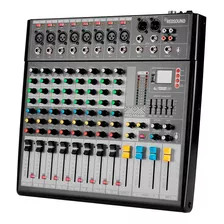 Mezcladora Audio Profesional 8canales Usb Bluetooth Ak80s Eq