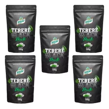 Kit 5 Erva Tereré Black Menta Barão De Cotegipe 500g