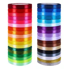 Cintas De Tela De 36 Colores De 900 Yardas, Cinta De Satn Me