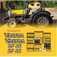 Jogo Adesivo Compatível Trator Valmet Valtra Bf65 Bf 65