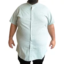 Camisa Verde Talla Grande Xl/xxl/xxxl Sin Cuello