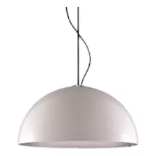 Lustre Pendentre Italiano Anke 50cm Branco/branco Led E27