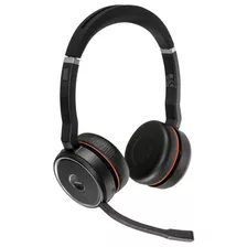 Headset Sem Fio Jabra Evolve 75 Stereo Ms Preto