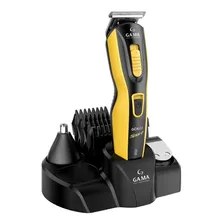 Cortapelo Multistyler Gama Gcx 623 Sport Usb Inalámbrico Color Negro Con Amarillo