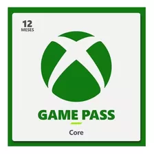 Código 25 Dígitos - Xbox Game Pass Core 12 Meses