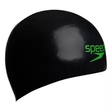 Gorra Casco Natación Speedo Fastskin Competición Color Negro Violeta 561 Diseño De La Tela Liso Tamaño M