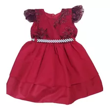 Vestido Bebe Menina Vestido Luxo Menina Moda Infantil