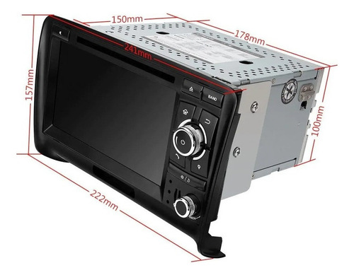 Audi Tt 2006-2014 Android Dvd Wifi Gps Bluetooth Radio Touch Foto 9