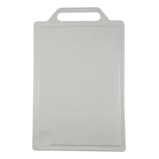 Tábua De Corte De Plástico Premium Dupla Face 35x24cm Branca