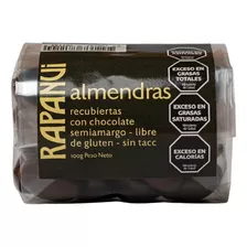 Almendras Bañadas En Chocolate Amargo Rapanui X100gr