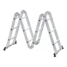 Escada Multifuncional Alum. Articulada 16degraus 4x4 Worker Cor Alumínio