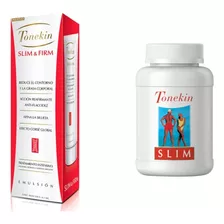 Kit Emulsión Corporal Tonekin Slim & Firm + Supl. Dietario