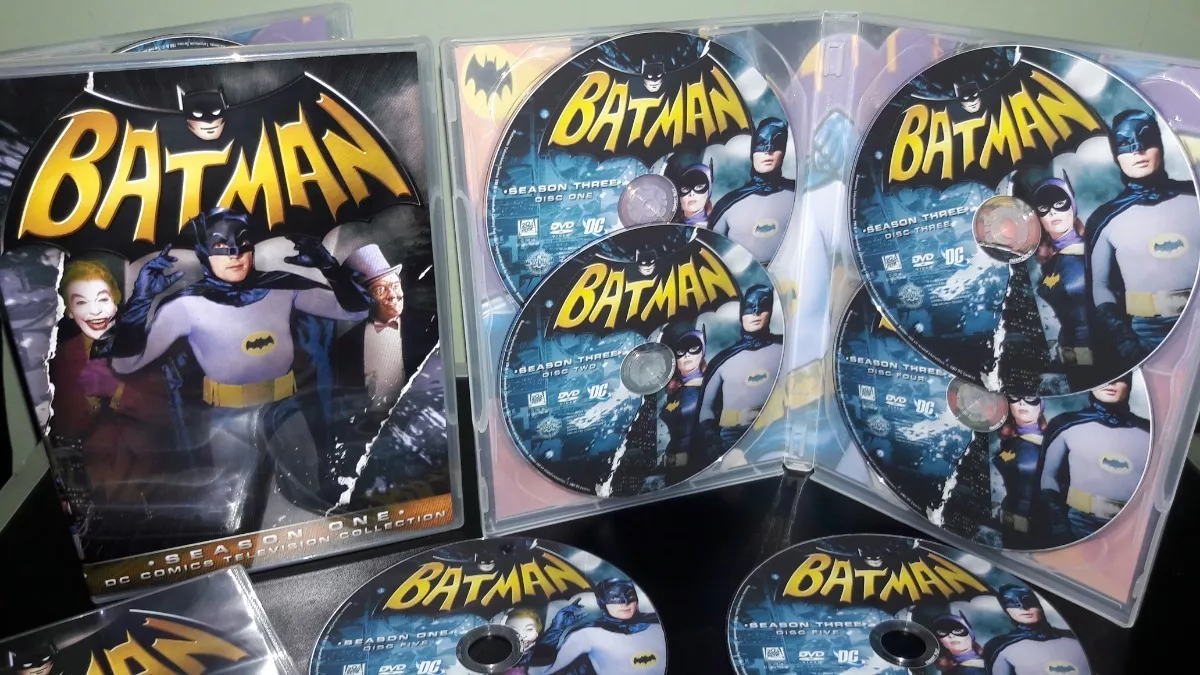 Dvd Box Batman A Série Clássica 1966 Completa ( 18 Dvds )