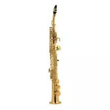 Saxofon Soprano Recto Si Bemol Laqueado Con Estuche 6433l