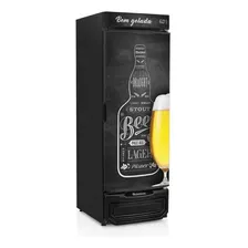 Cervejeira Gelopar Grb-57 Qc 572 L C/ Porta Cega Preta E Led