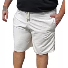 Bermuda Masculina Linho Plus Size