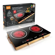 Cocina Digital Doble Hornalla Ceramica Raf 70x40 Cm 