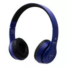 Audífono Philco Inalámbrico Plc623 Plegable Radio Fm Azul
