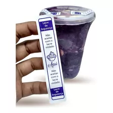 500 Lacres De Segurança Para Açaí 10x2cm 