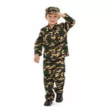Dress Up America Army Disfraz Para Niños - Disfraz De Soldad