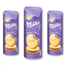 Kit 3 Pacotes Biscoito De Chocolate Milka Choco Creme 260g