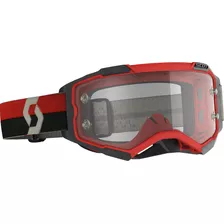Scott 274514-1018113 Fury - Gafas Transparentes, Rojo/negro 