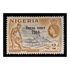 Nigeria Visita Real 1956 Nv. Mint Iv. 88