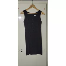 Vestido Negro Bordado 