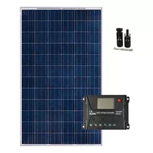 Kit Placa Solar 100w + Mc4 + Regulador 10a 