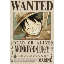 6 Poster Recompensas One Piece Tamaño 21x29 