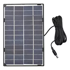 Panel Solar De 6 W 12 V Para Cámara De Seguridad Exterior Cé