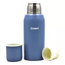 Termo Cuori Botti 750 Ml Acero Inox Tapon Cebador Azul