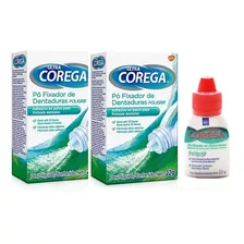 2 Fixador Dentaduras Ultra Corega Pó 22g 12hrs