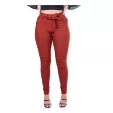 Calça Feminina Social Com Lycra Clochard Laço Amarra Llevo 