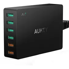 Cargador Usb Aukey C/quick Charge Dual Puertos Usb Y 3.0