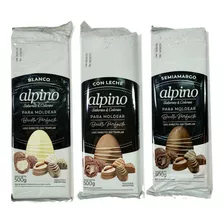 Chocolate Alpino Lodiser X 500 Gr 9 Sabores Cotillon Sergio