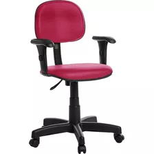 Cadeira Giratória Rosa - Peso 110 Kg