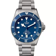 Tudor Pelagos 25600tb Blue Dial Mens Watch W / Titanium Case