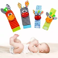 Sonajas Para Bebe Juguete Estimulación Temprana 4pcs