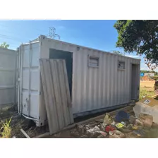 Contêiner 15m² Pronto Para Uso Com Porta E Janelas