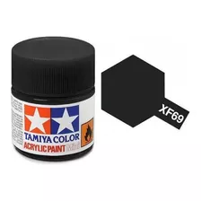 Tinta Acrílica Mini Xf-69 Preto Otan (10 Ml) - Tamiya 81769