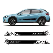 Stickers Adhesivo Subaru Xv Franjas Montañas. 