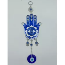 Colgante De Mano Hamsa - Símbolo De Protección Y Buena Suert